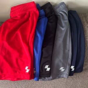 Sporto Kids Shorts Set - Red, Blue, Black, Gray, Navy